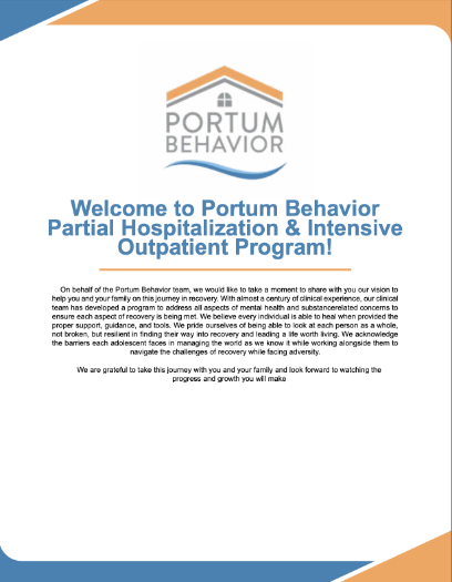 Treatment Welcome Letter